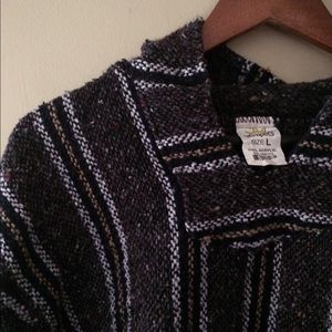 “drug rug” hippie baja mexican hoodie